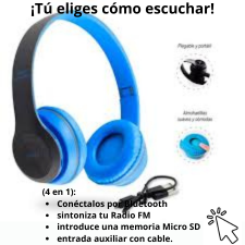 W - Audifonos Bluetooth P47