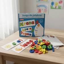Juego De Palabras Deletreo  Infantil Montessori