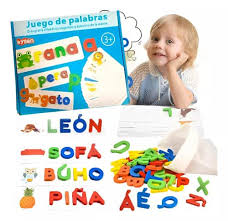 Juego De Palabras Deletreo  Infantil Montessori