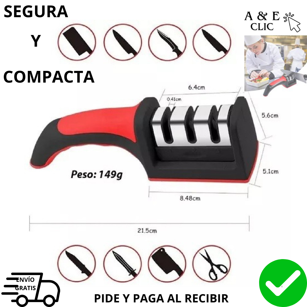 Afilador de Cuchillos Multifuncional