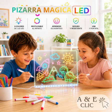 Pizarra Mágica Luz Led USB