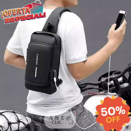 Bolso Antirrobo con Carga USB