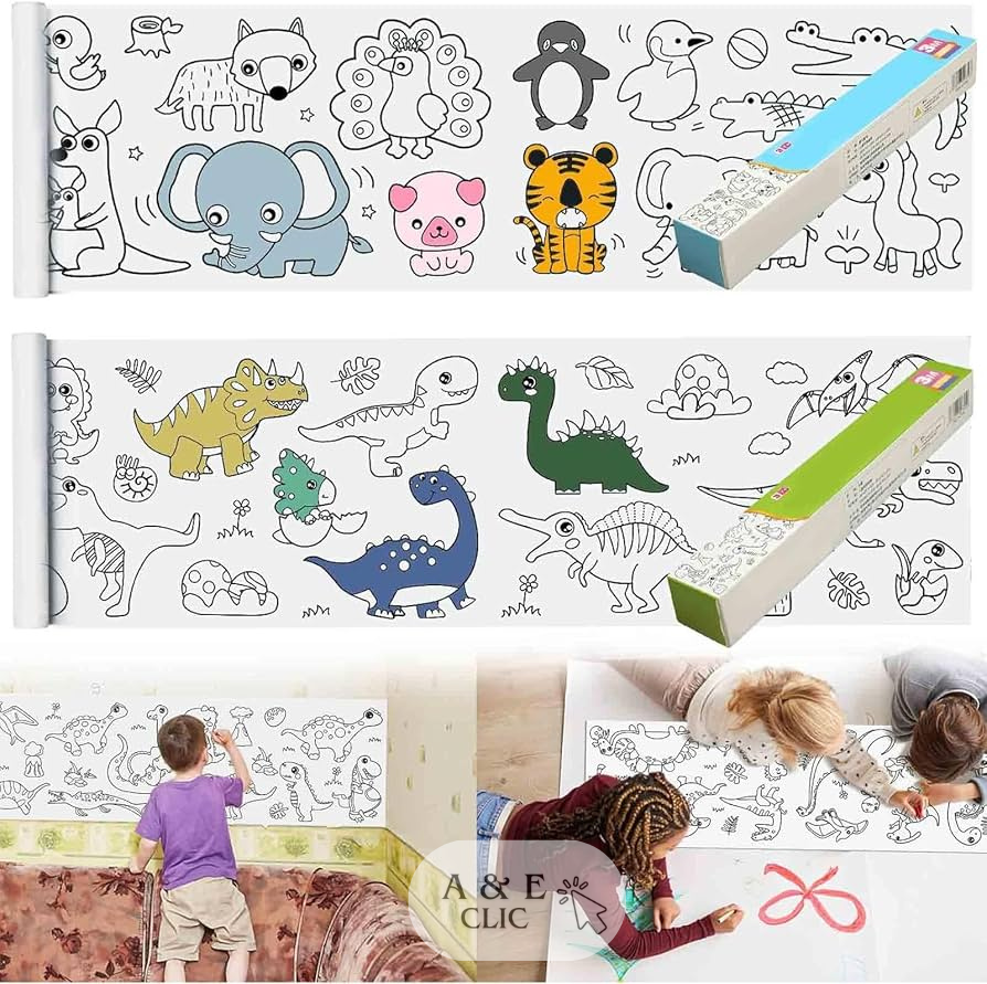 Papel De Dibujos Para Colorear de Pared