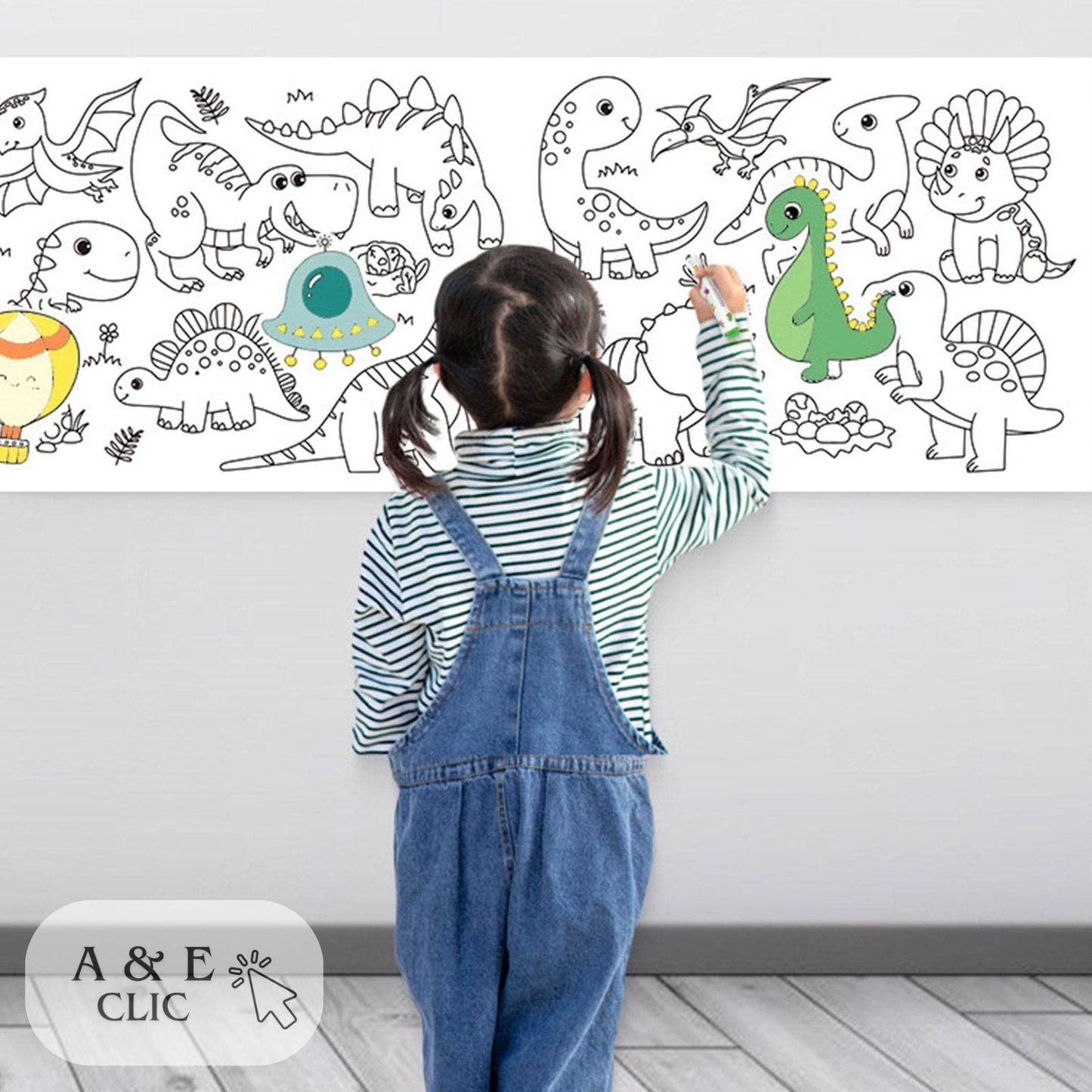 Papel De Dibujos Para Colorear de Pared