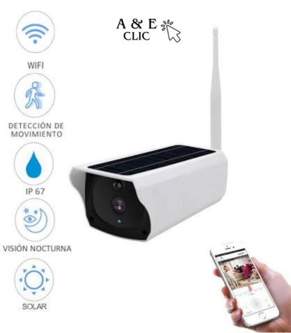 CAMARA IP SOLAR DE EXTERIOR WIFI