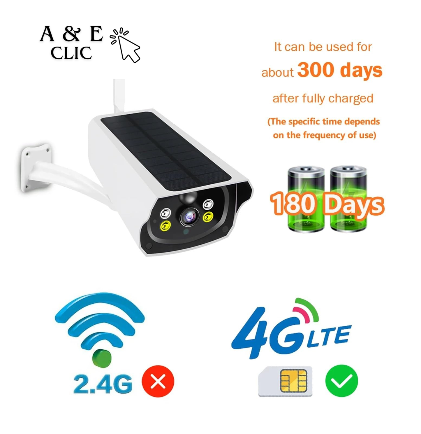 CAMARA IP SOLAR DE EXTERIOR WIFI