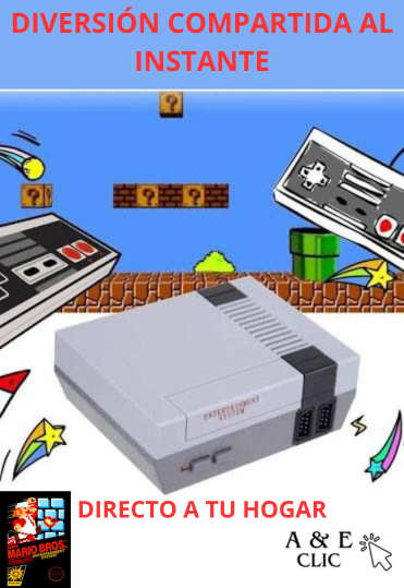 Consola Retro Ultra 620 Juegos AVTV Gris