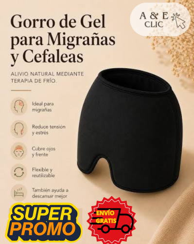 GORRO DE GEL ALIVIO MIGRAÑA