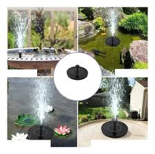 Fuente Solar Flotante para Jardín