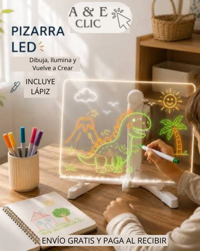Pizarra Mágica Luz Led USB