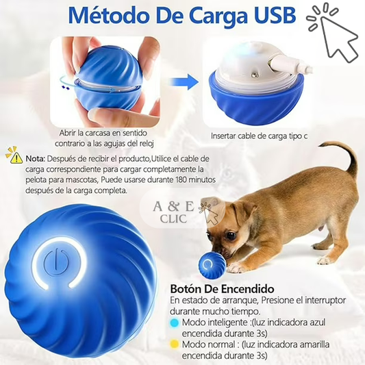 Pelota Inteligente para Mascotas
