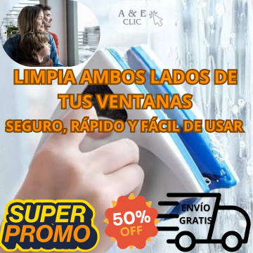 Limpia vidrio Magnetico