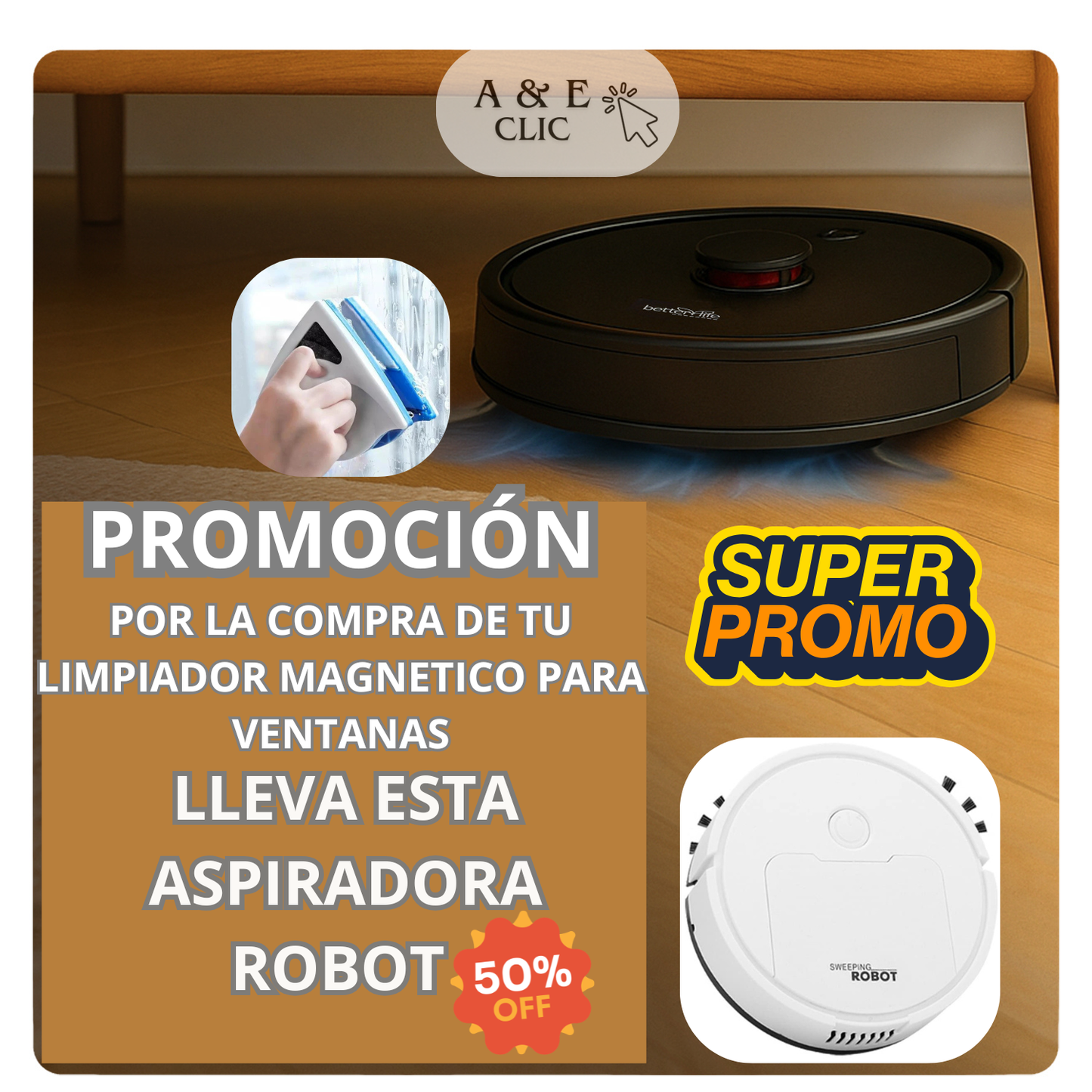 ASPIRADORA ROBOT INTELIGENTE