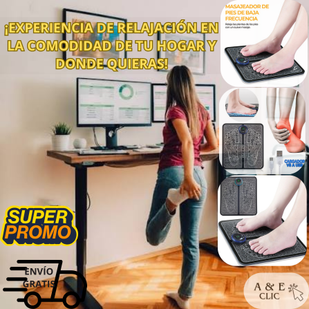MASAJEADOR DE PIES ELÉCTRICO PORTÁTIL USB